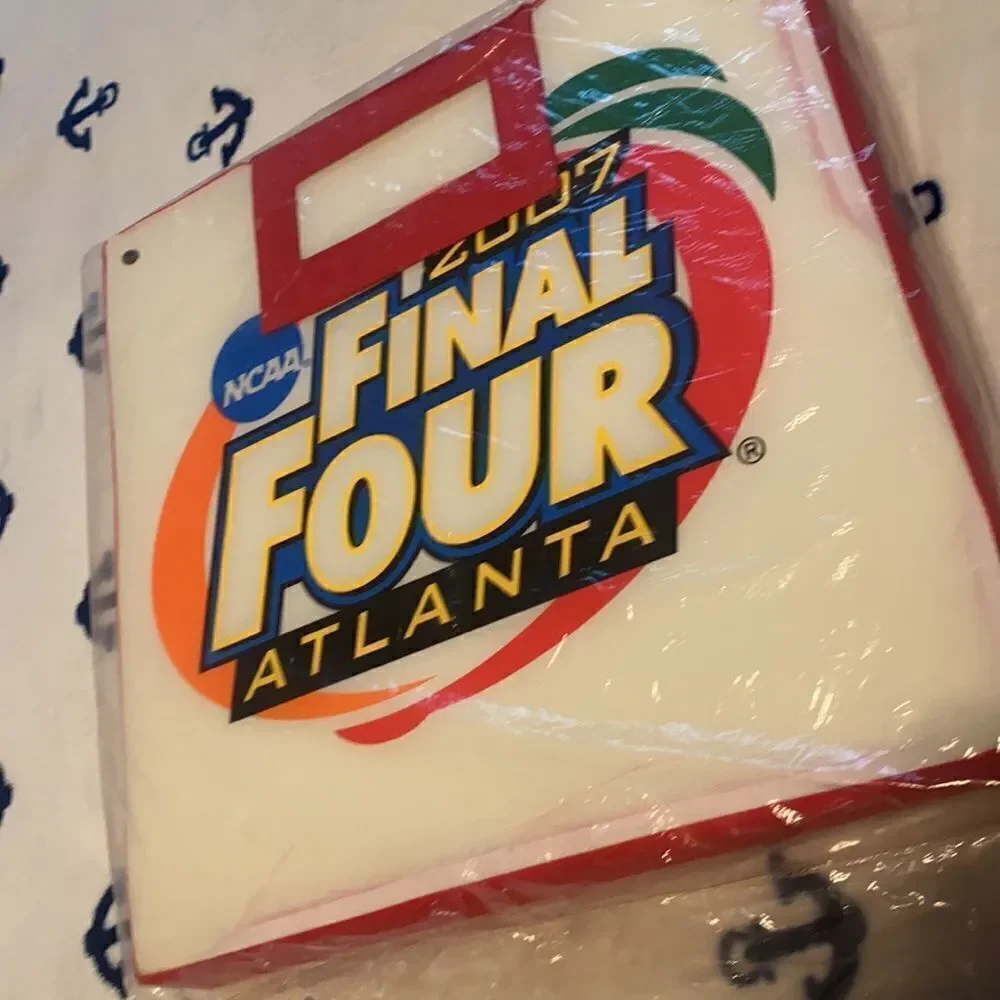 💥NCAA Final Four 2007 Atlanta Seat Cushion 🏠